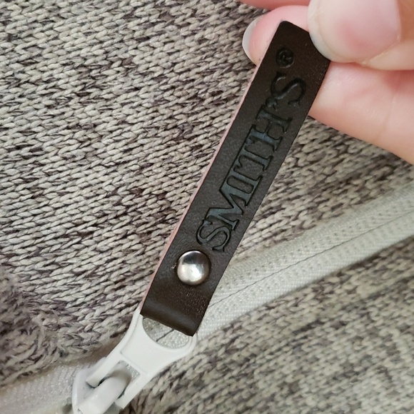 Smiths work wear fleece like quarter zip pullover neutral tan, men's size 2XL - Picture 5 of 7